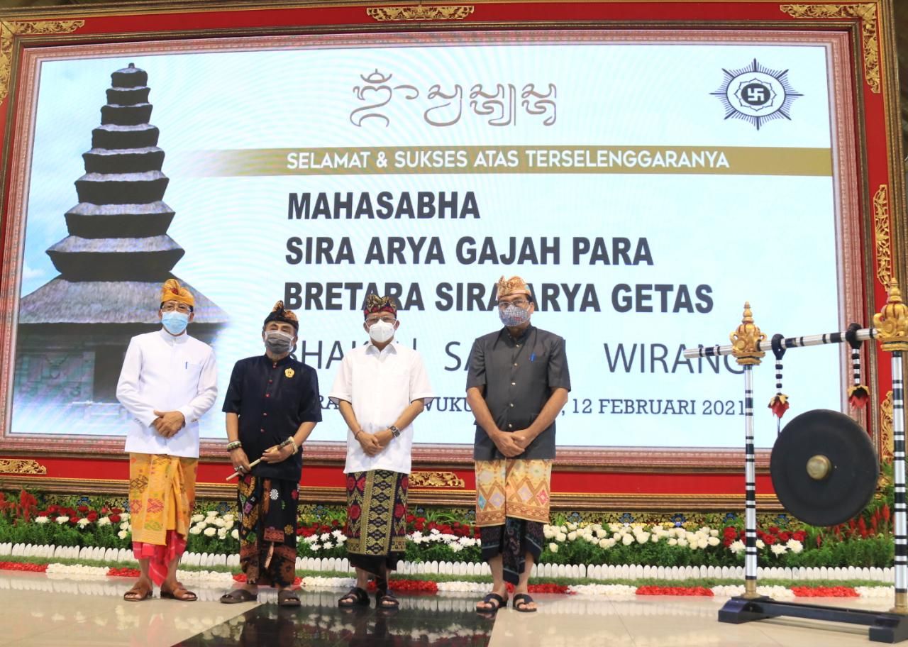 podiumnews.com-Gubernur Koster Ajak Sira Arya Gajah Para Bersama Membangun Bali